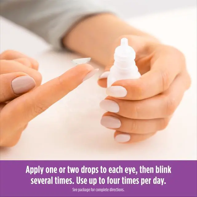 Alt view image 6 of 6 - N-Clean Contact Lens Drop, Rewetting Drops for Soft & RGP Contact Lenses, Instantly Moisturizes, Removes Lens Build-Up, Cleans Lenses and Hydrates Eyes During Wear, 0.5 Fl Oz