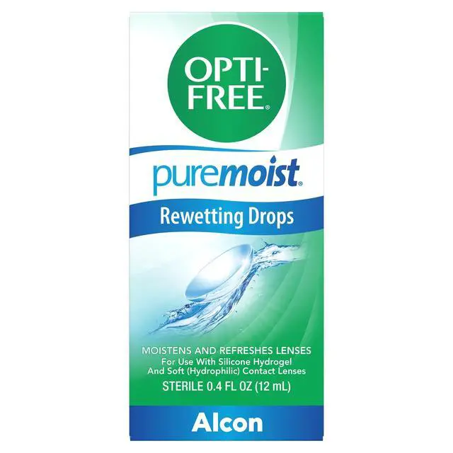 Alt view image 6 of 6 - Puremoist Contact Lens Rewetting Drops, 12 mL