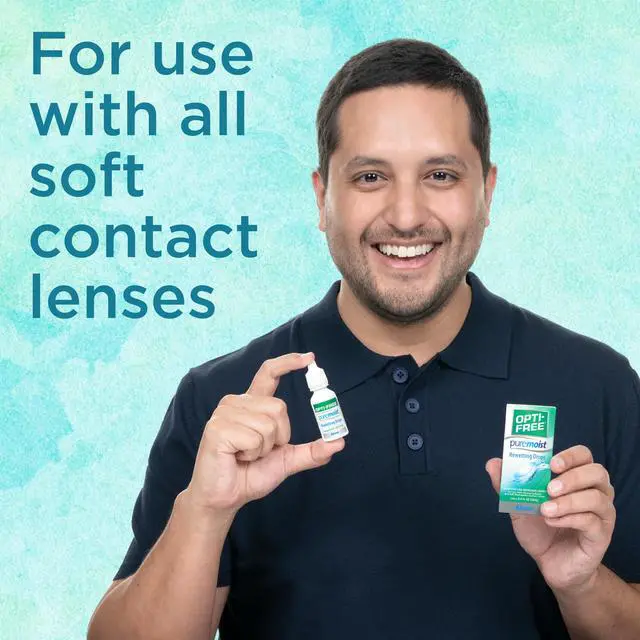 Alt view image 3 of 6 - Puremoist Contact Lens Rewetting Drops, 12 mL