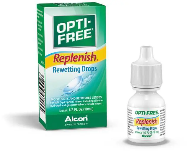 Main image of Replenish Contact Lens Rewetting Drops, 10 mL