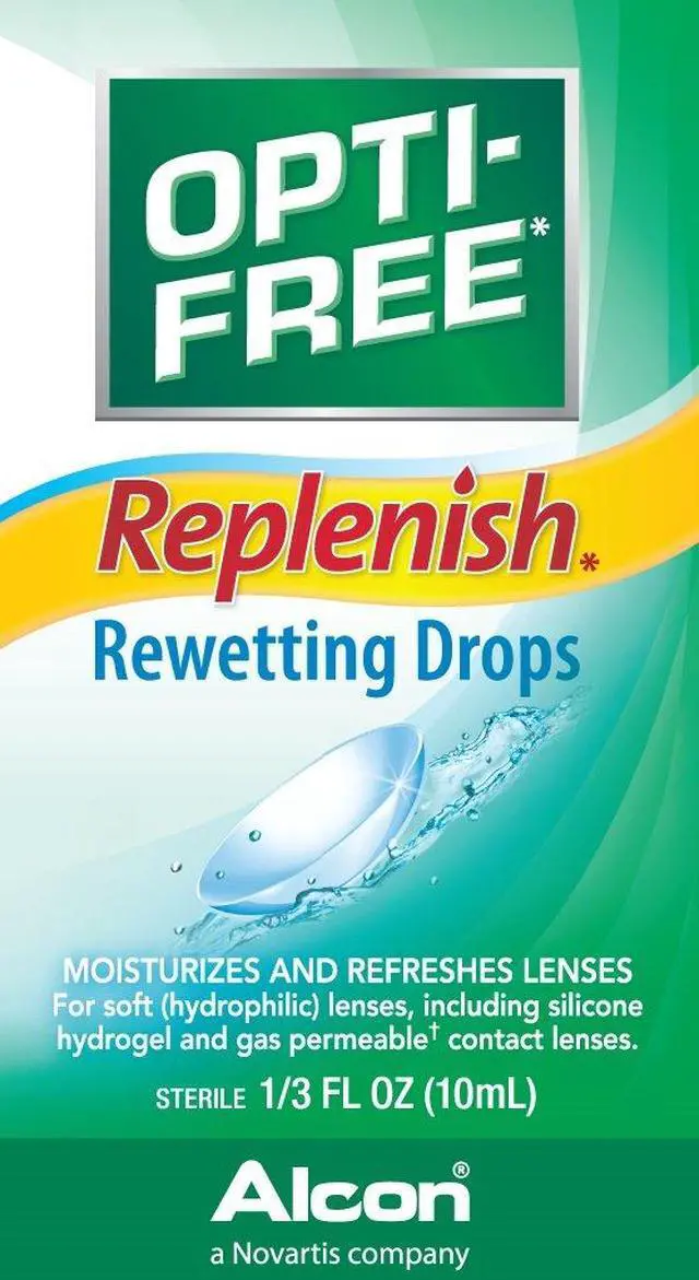 Alt view image 2 of 5 - Replenish Contact Lens Rewetting Drops, 10 mL