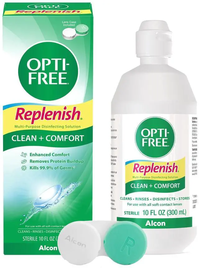 Main image of Replenish Multi-Purpose Contact Lens Solution, 10 Fl Oz