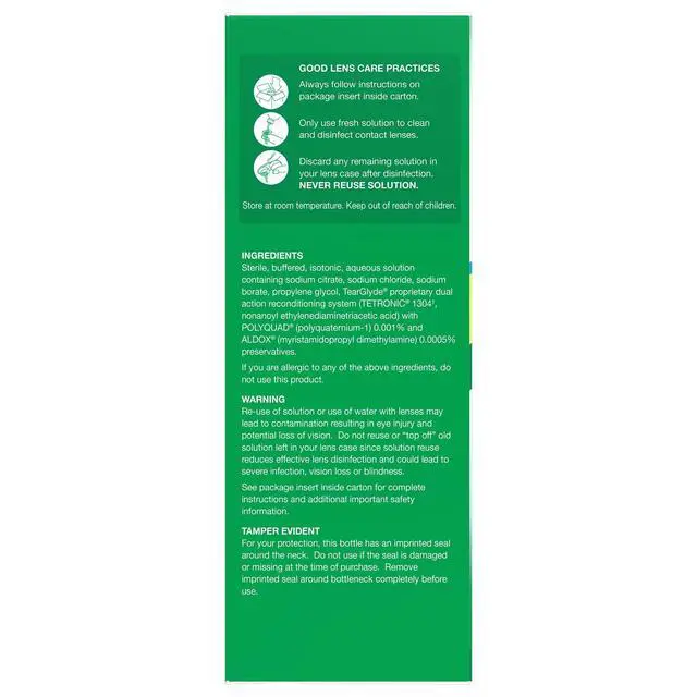 Alt view image 2 of 2 - Replenish Multi-Purpose Contact Lens Solution, 10 Fl Oz