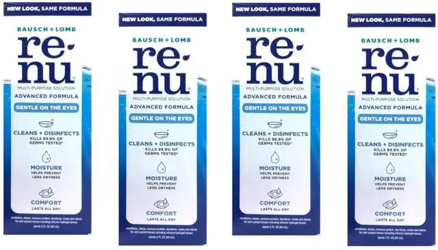 Main image of Fresh Multi-Purpose Contact Lens Solution, Travel Size 2 Fl Oz (Pack of 4)