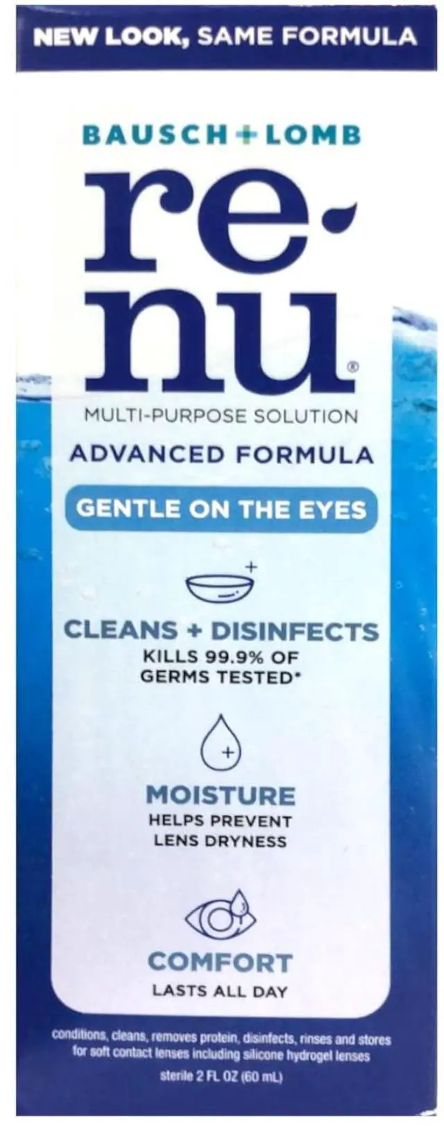 Alt view image 2 of 7 - Fresh Multi-Purpose Contact Lens Solution, Travel Size 2 Fl Oz (Pack of 4)