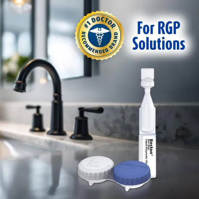 Alt view image 5 of 7 - One Step Liquid Enzymatic Cleaner, Preservative-Free Protein Remover for Rigid Gas Permeable (RGP) Lens, Sterile Single-Use Dispensers, 15 Count