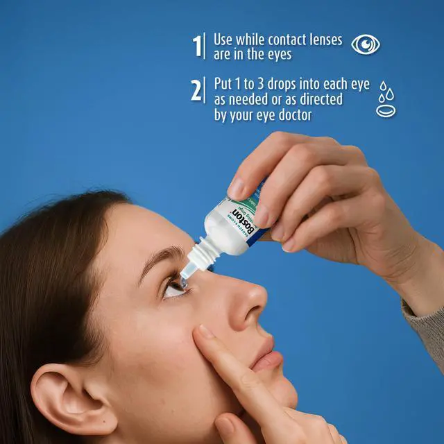 Alt view image 7 of 7 - Rewetting Drops for Rigid Gas Permeable (RGP) Lens, Moisturizes & Soothes Eyes, Removes Debris & Particles, Restores Tear Layer, 0.33 Fl Oz