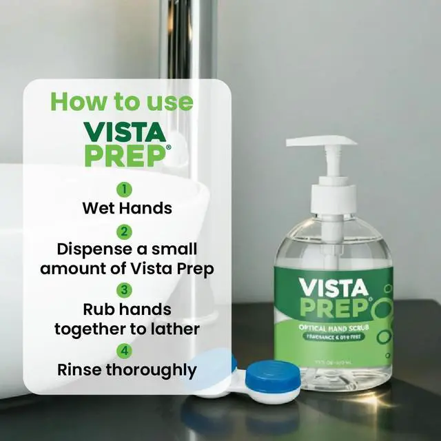 Alt view image 3 of 5 - | Optical Hand Scrub | Pre-Insertion Hygiene Solution For Contact Lens Users (12 Fl Oz)