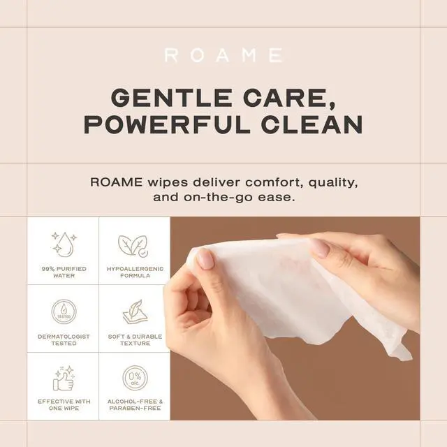 Alt view image 2 of 7 - Flushable Wet Wipes, Septic Safe, Unscented Hypoallergenic, 30 Count