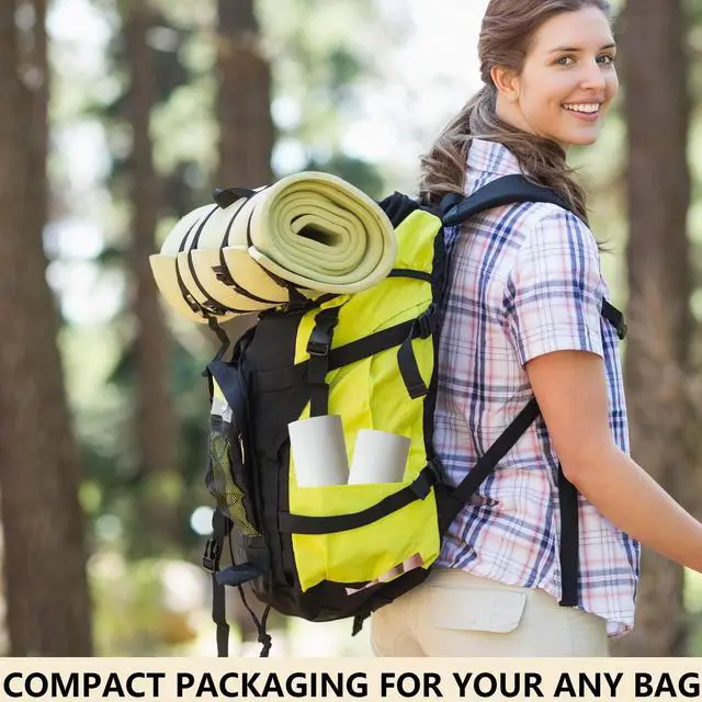 Alt view image 6 of 7 - 6 Pack Camp Travel Toilet Paper,Portable 4-Ply Camping Toilet To Go Tissue