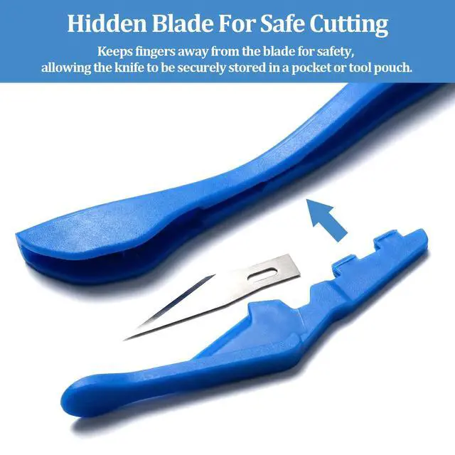 Alt view image 2 of 6 - Wrapping Paper Cutter,3 Pack Sliding Wrapping Paper Roll Cutter Tool,Backpaper Slitter Paper Cutter,Sliding Gift Wrap Cutter