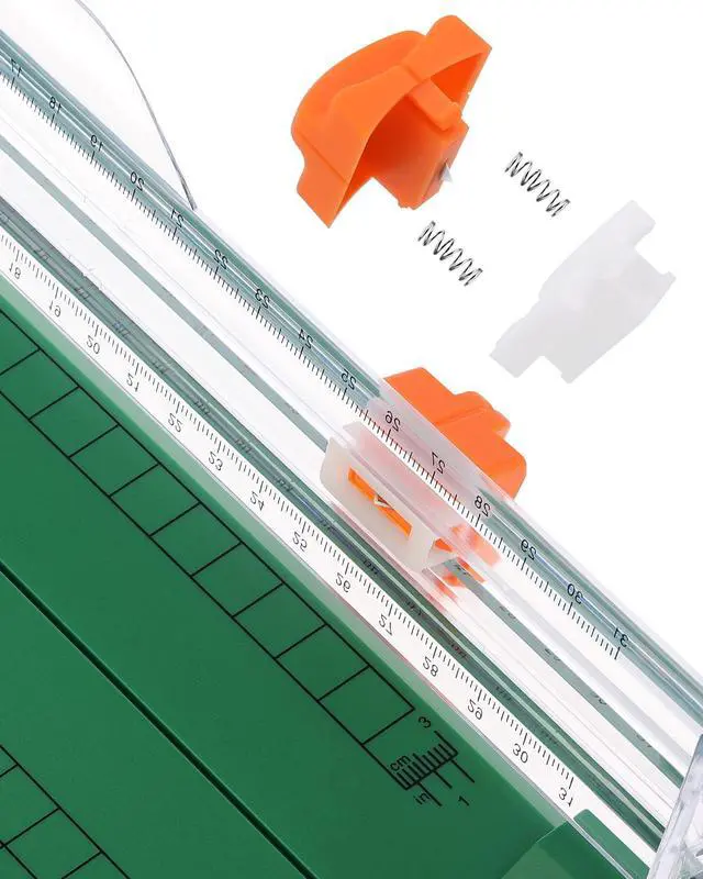 Alt view image 3 of 6 - A4 Paper Cutter, 12 Inch Paper Trimmer with Extened Ruler, Green