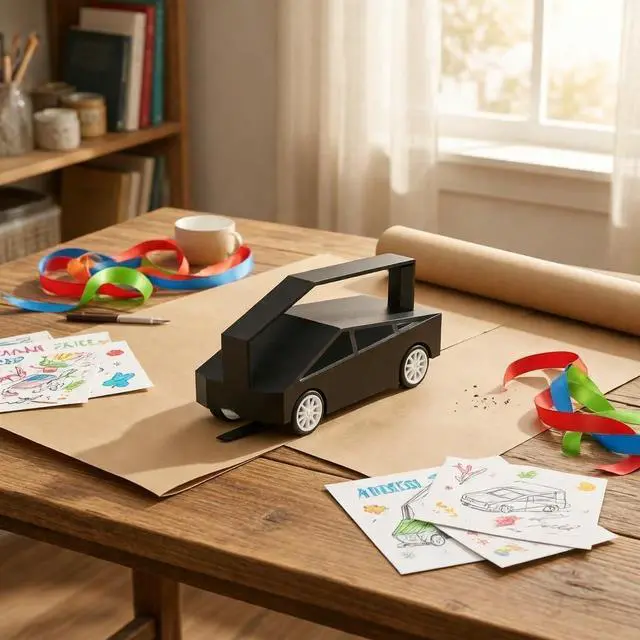 Alt view image 5 of 7 - Wrapping Paper Cutter with Replaceable Blades - 2026 Upgraded Gift Wrap Cutter with Wheels, Smooth Glide Paper Cutter Slider for Birthday & Christmas, Safety Cutting Tool for Home, Office & Classroom