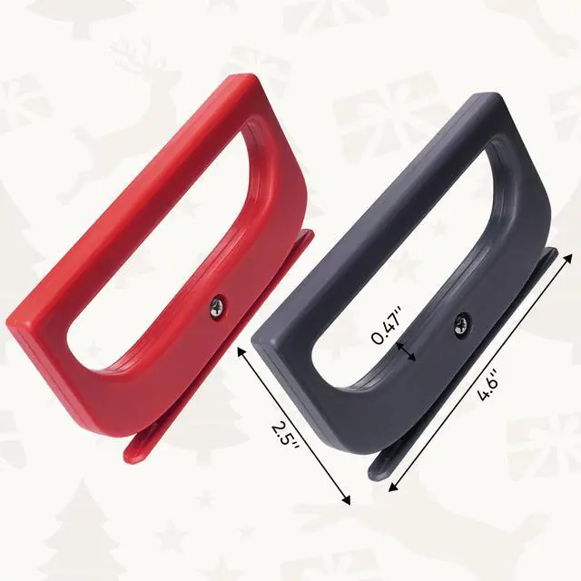 Alt view image 2 of 7 - 2 Pack Wrapping Paper Cutter, Dual-Ended Gift Wrap Cutter with 4 Blades, Effortless Gift Wrapping Supplies for Christmas, Birthday & Holidays