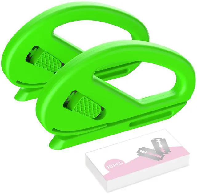 Main image of 2-Pack Wrapping Paper Cutter With 10 Replaceable Blades, Gift Wrap Cutter Suitable for Most Wrapping Paper