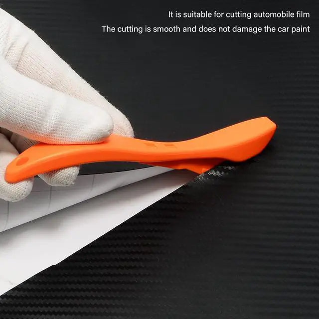 Alt view image 4 of 7 - Wrapping Paper Cutter 3PCS Gift Wrap Cutter,Concealed Blade Safety Knife with 10 Replaceable Blade for Birthday Paper Gift Wrapping Paper Roll Cutter and Christmas Wrapping Paper Cutter Tool