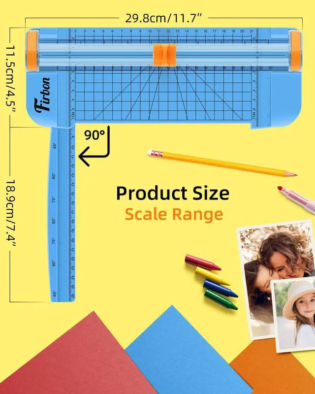 Alt view image 2 of 7 - A5 Paper Cutter, Small Straight Paper Trimmer with Side Ruler