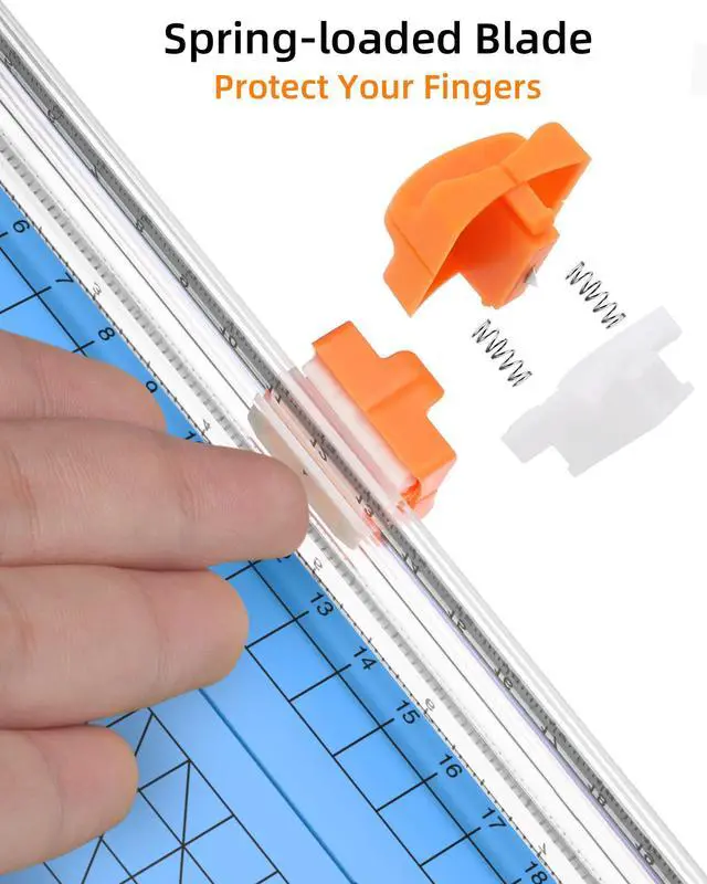 Alt view image 5 of 7 - A5 Paper Cutter, Small Straight Paper Trimmer with Side Ruler