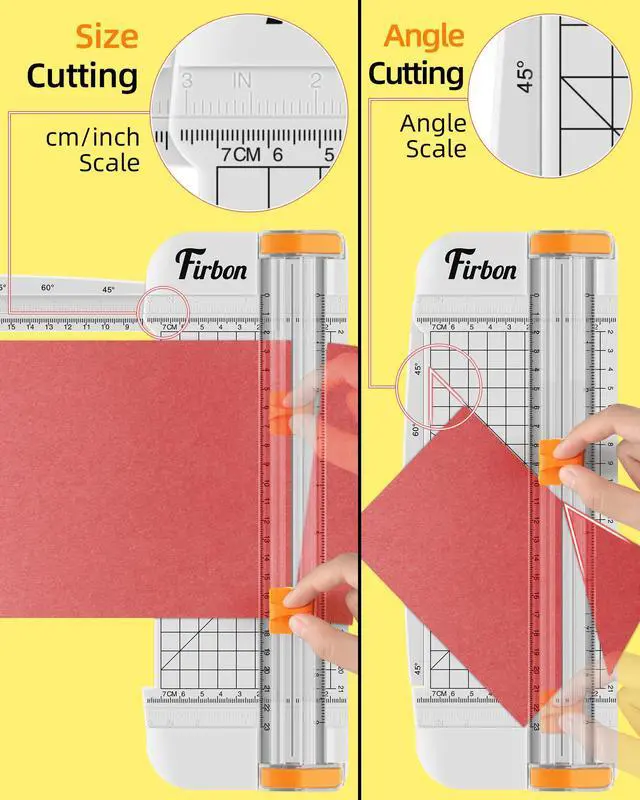 Alt view image 6 of 7 - A5 Paper Cutter, Small Straight Paper Trimmer with Side Ruler