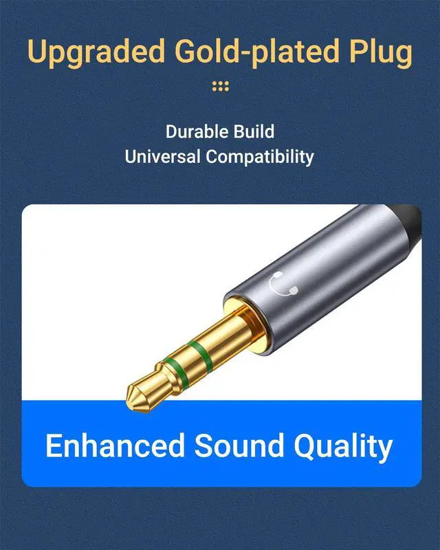 Alt view image 4 of 7 - Adapter Cables for Headphones, 1 Male to 2 Female Adapter