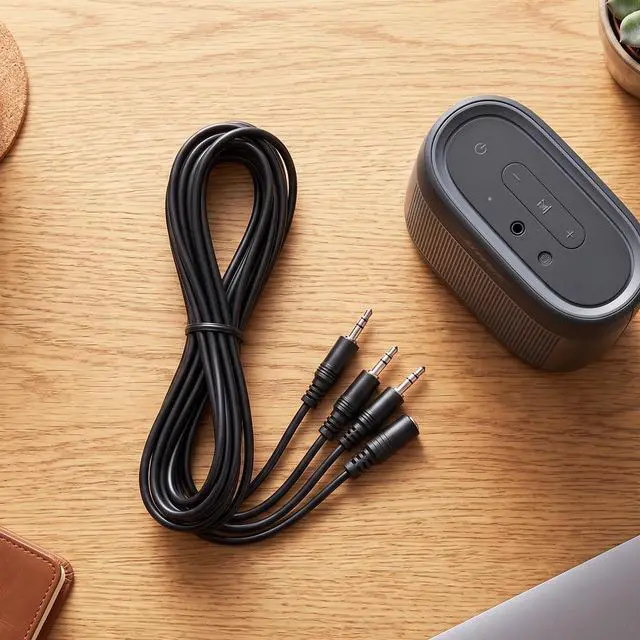 Alt view image 5 of 7 - 3.5mm Headset Splitter Stereo Female to 2-Male Y-Splitter Audio Cable 2m, 3.5mm Cable, 1/8" Headphone Jack Splitter for Speaker, Pc, Laptop, Aluminum Connector