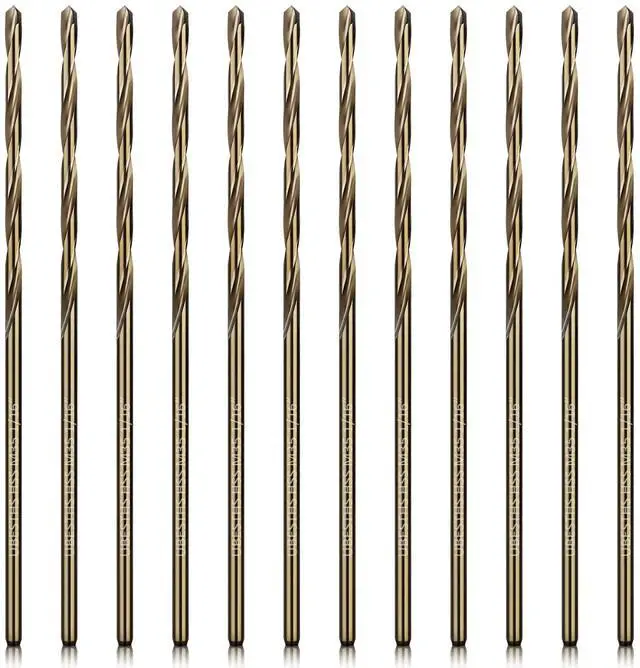 Main image of 1/16" Cobalt Drill Bits 12Pcs, M35 HSS Metal Drill Bit Set with Storage Case for Hard Metal, Stainless Steel, Cast Iron