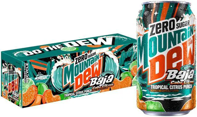 Main image of Baja Cabo Citrus Zero Sugar 12 Fl Oz Cans (Pack of 12)