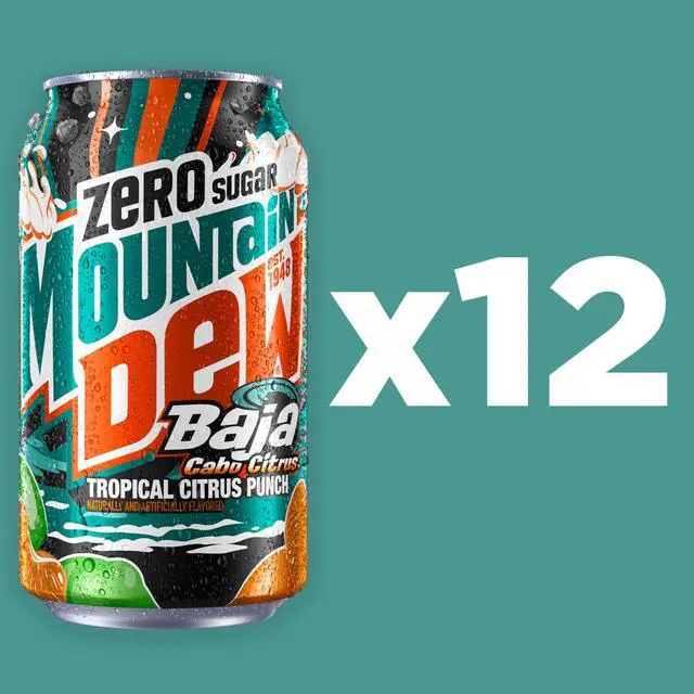 Alt view image 2 of 6 - Baja Cabo Citrus Zero Sugar 12 Fl Oz Cans (Pack of 12)