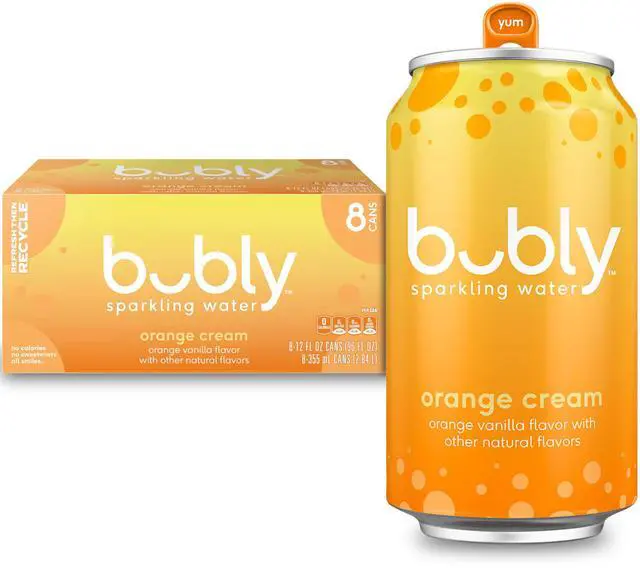 Main image of Sparkling Water, Orange Creamsicle, 12 Fl Oz Cans (8 Pack)