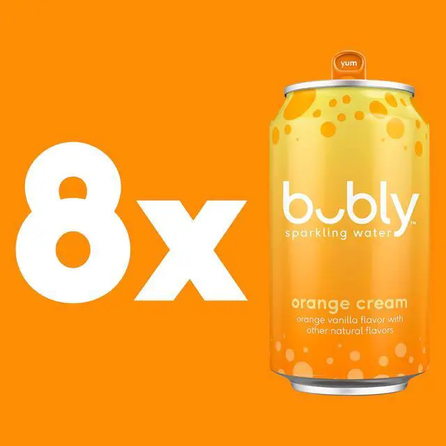 Alt view image 3 of 6 - Sparkling Water, Orange Creamsicle, 12 Fl Oz Cans (8 Pack)