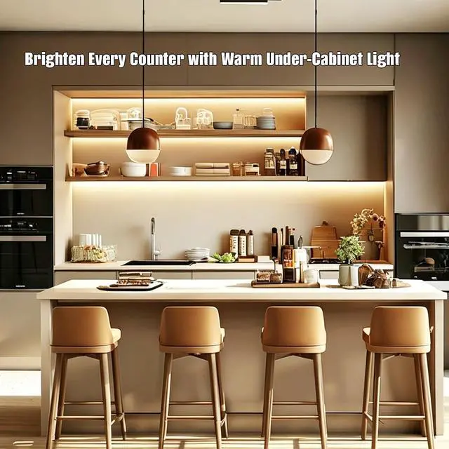 Alt view image 7 of 7 - 12V COB LED Strip Lights, Warm White 3000K, 16.4 ft Warm Light Strip