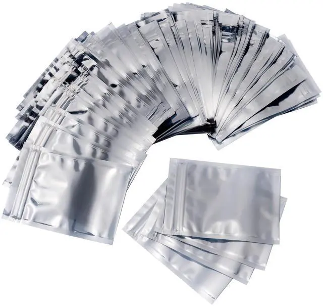 Main image of 100pcs Resealable Anti Static Bag, 3.54x5.12 inch