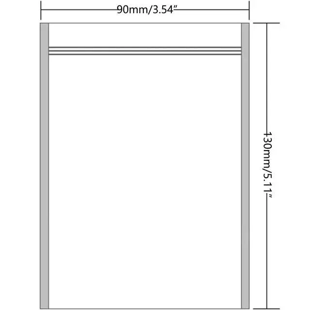 Alt view image 2 of 7 - 100pcs Resealable Anti Static Bag, 3.54x5.12 inch