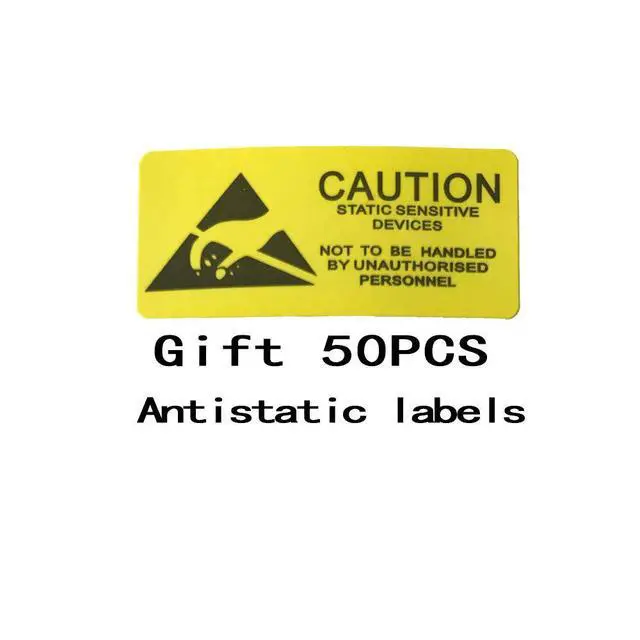 Alt view image 7 of 7 - 50pcs Anti Static Bags,5.9x7.87in/15x20cm Resealable ESD Bags for SSD HDD with 50pcs Labels, Anti-static Bag for 3.5'' Hand Drive or Varieties of Electronic Device