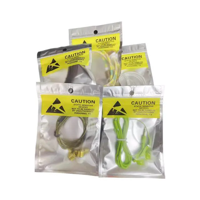 Alt view image 6 of 6 - 100pcs 3.94 * 5.91 Inch Anti Static Bags Resealable Shielding Small ESD Bag