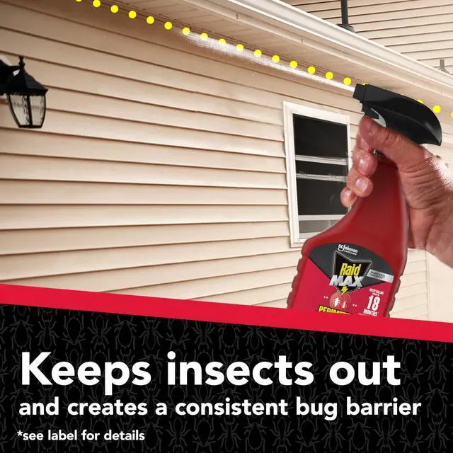Alt view image 3 of 7 - MAX Perimeter Protection Ant & Roach Killer Spray, Prevents Bugs by Killing for Up to 18 Months, Indoor and Outdoor Use, 22oz