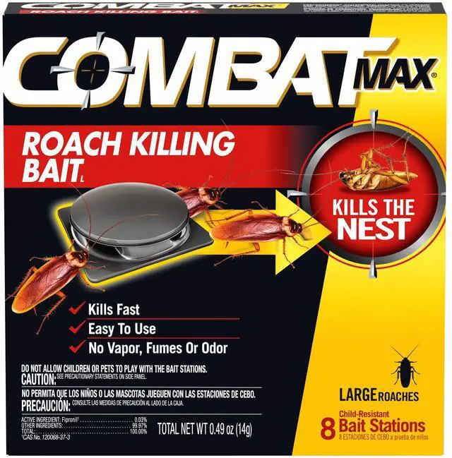 Main image of Max Roach Killing Bait, Large Roaches, Kills the Nest, 8 Count