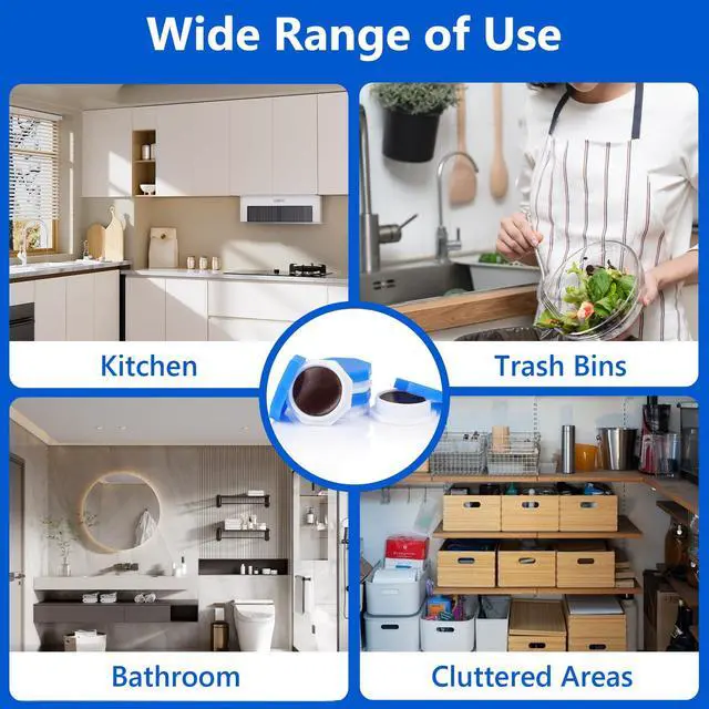 Alt view image 7 of 7 - 48Pack Roach Gel Bait,Roach Repellent for Home - Fast Acting Cockroach Killer Gel,Roach Killer Indoor Infestation Solution,Long Lasting Natural Roaches Control for Kitchen, Bathroom, Garage