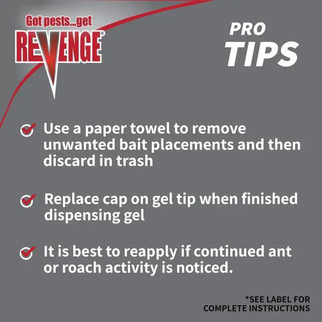 Alt view image 5 of 5 - Revenge Invisible Ant & Roach Gel Bait