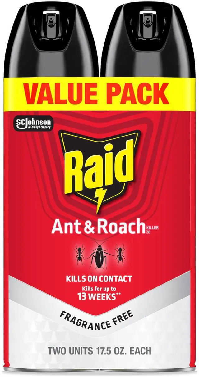Main image of Ant & Roach Killer 26, Fragrance Free Bug Killer for Home Use, Kills Bugs on Contact, 17.5 Oz, 2 Count