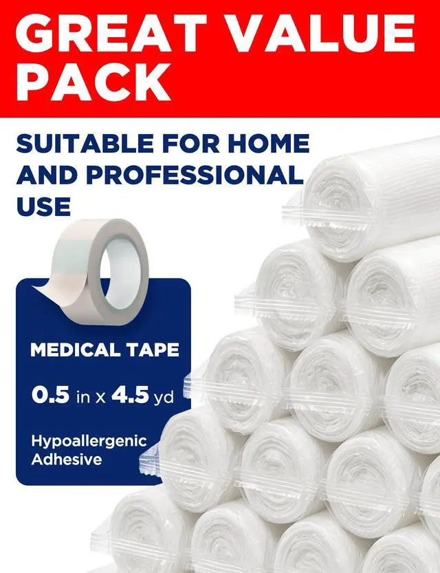 Alt view image 2 of 7 - Medical Gauze Rolls 20pk 4" x4.1yd Soft and Breathable Gauze Bandage