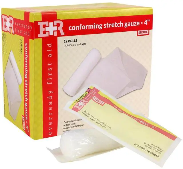 Main image of Sterile Conforming Gauze Roll Bandage - Box of 12-4 inch