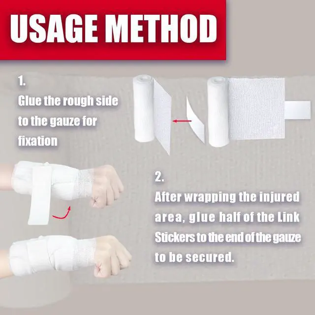 Alt view image 7 of 7 - 32 Pack Gauze Rolls Bandages 4 x 4.1 yd Premium Quality Lint and Latex-Free Conforming Stretch Designed for Effective Wound Care for Wound Dressing Support (Individually Packed)