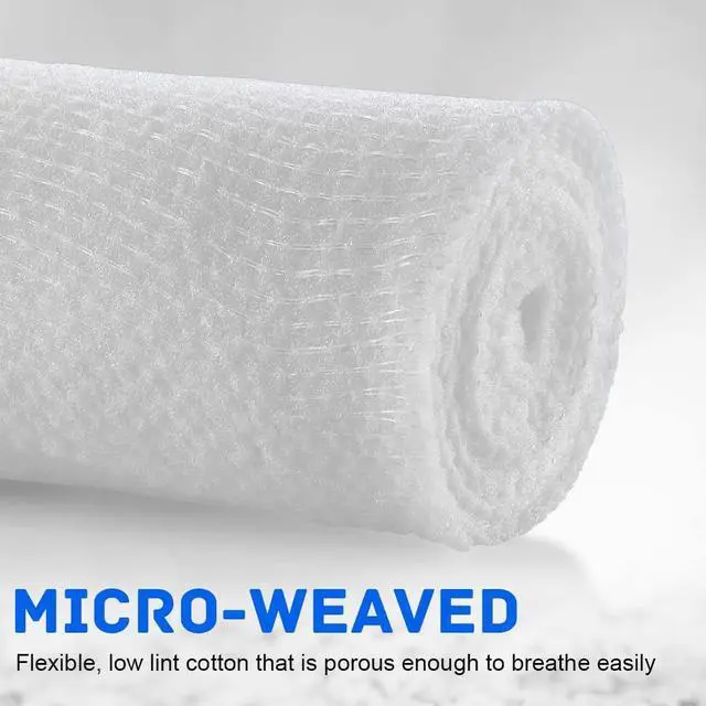 Alt view image 3 of 7 - 12 Pack Gauze Rolls Bandages 2.4" x 4yd Individually Wrapped Rolled Bandage Mummy Wraps Breathable for Wound Care