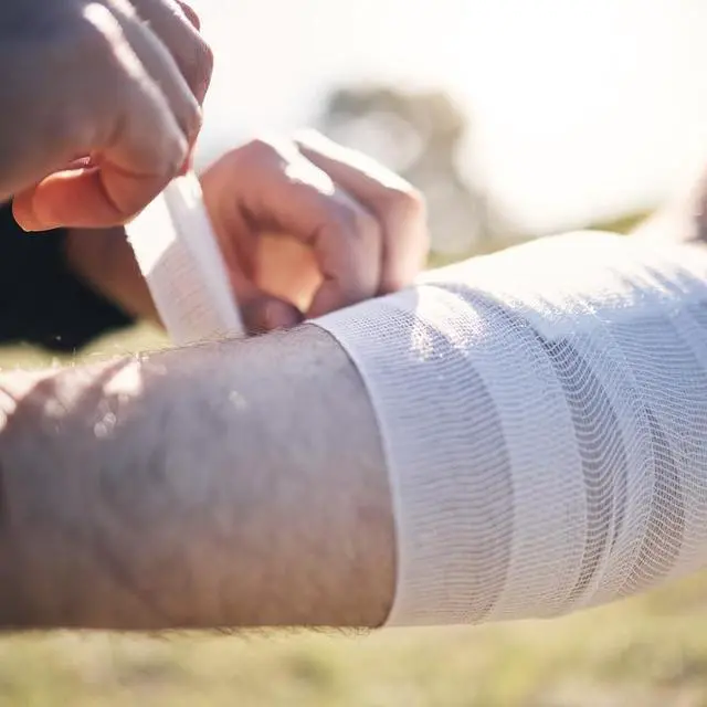 Alt view image 5 of 7 - 12 Pack Gauze Rolls Bandages 2.4" x 4yd Individually Wrapped Rolled Bandage Mummy Wraps Breathable for Wound Care