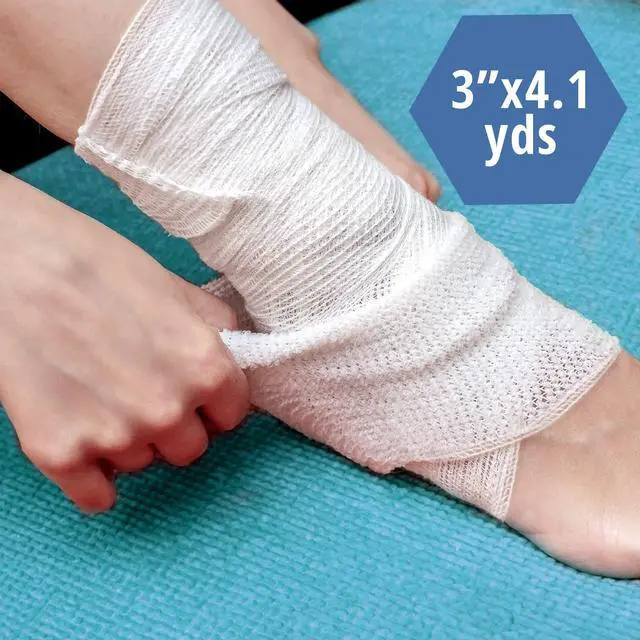 Alt view image 4 of 5 - Sterile Stretch Gauze Bandage,Latex-Free,3 in x 4.1 yd,12-Pack