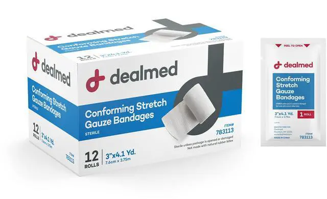Main image of 2 in Sterile Stretch Gauze Bandage - Latex Free - 12 Rolls