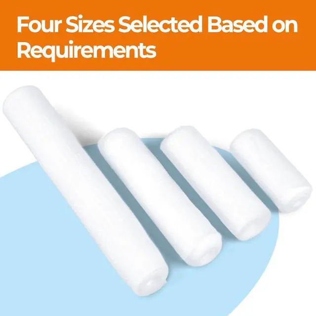 Alt view image 7 of 7 - Gauze Rolls Bandages 4in x 4.1yds, 24 Rolls Conforming Stretch Gauze Bandage 4 Inch, Individually Wrapped Includes Medical Tape