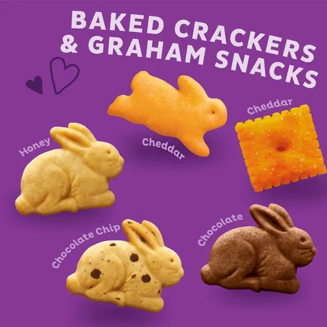 Alt view image 2 of 7 - Organic Variety Pack, Cheddar Bunnies, Bunny Grahams and Cheddar Squares, 12 Pouches, 11 oz