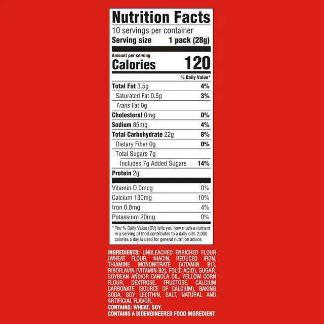 Alt view image 2 of 7 - Original Animal Crackers, Kids Snacks, 10 Snack Packs